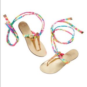 Lilly Pulitzer Harbor Wrap Sandal